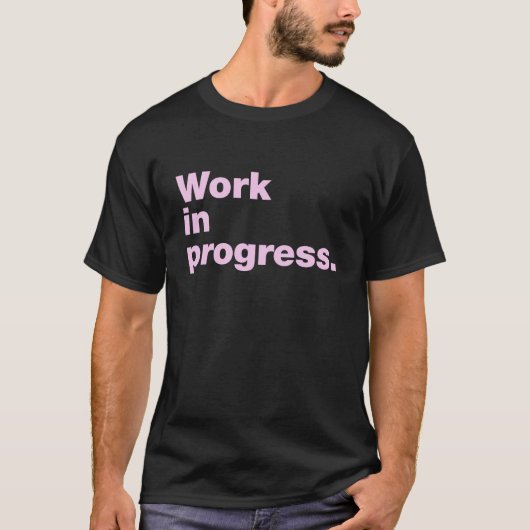 T-shirt Travaux en cours (Devant)
