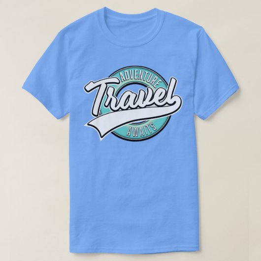 T-shirt Travel Adventure Attend vintage 2 (Design devant)