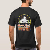 T-shirt Travel Light, Camp Deep | Minimalist Camping Adven (Dos)