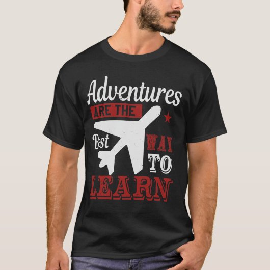 T-shirt Travel Slogan (Devant)
