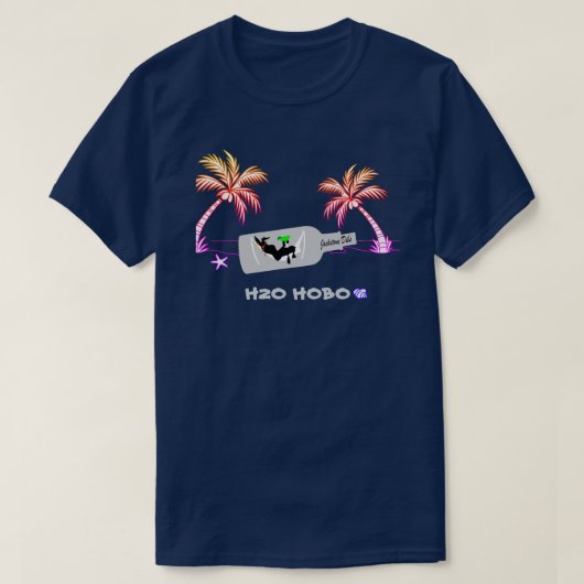 T-shirt Traveling Where the Wind Blows H2O Hobo (Design devant)
