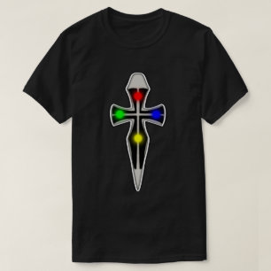 T-shirt Traverser avec des pierres précieuses