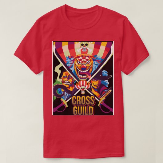 T-shirt Traverser la guilde une pièce (Design devant)