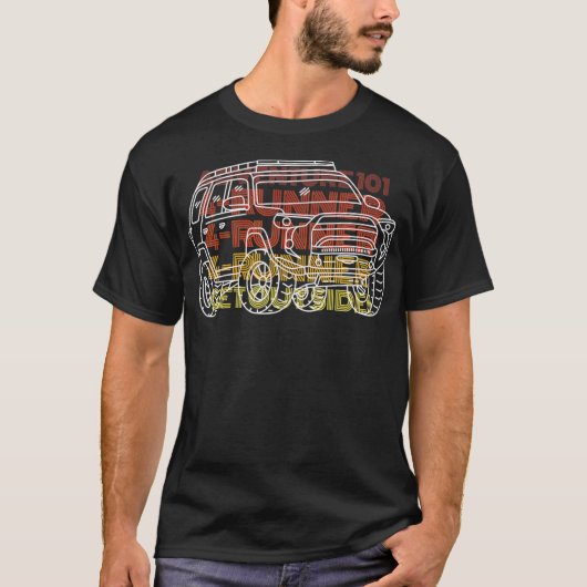 T-shirt TRD PERFORMANCE OFFROAD vintage 4Runner (Devant)