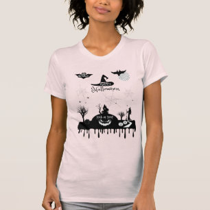 T-shirt Treat de décoration Halloween ou Monstre de Trucs