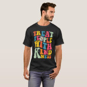 T-shirt Treat People With Kindness Retro TPWK Inspirationa (Devant entier)