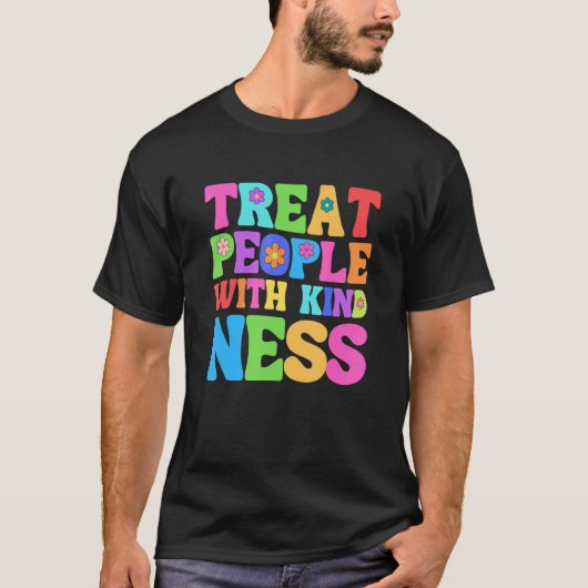 T-shirt Treat People With Kindness TPWK Trendy Preppy 4 (Devant)