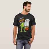 T-shirt Treat Rex Dinosaur Halloween Dino Ghos (Devant entier)
