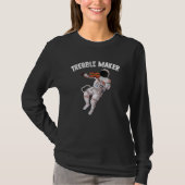 T-shirt Trebble Maker astronaut playing fiddle violin stri (Devant)