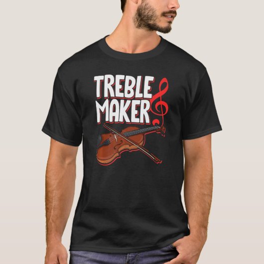 T-shirt Treblemaker Violin String Instrument Musician Musi (Devant)