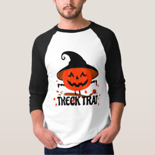 T-shirt Treck Trat Citrouille Sourire