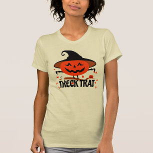 T-shirt Treck Trat Citrouille Sourire