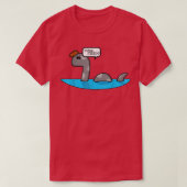 T-shirt Tree Fiddy Funny Loch Ness Monster Nessie Tee 3  (Design devant)