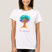 T-shirt Tree of Life Love Unity (Devant)