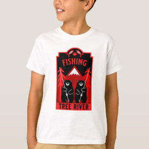 T-shirt Tree River Fishing Canada