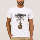 T-shirt Tree-Shirt (Loving Nature and music) (Devant)