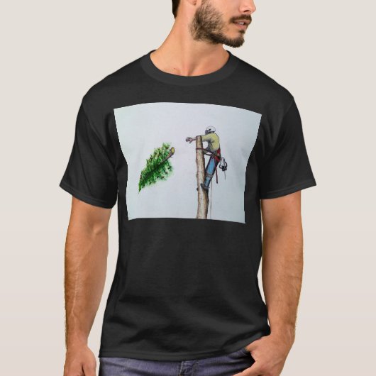 T-shirt Tree Surgeon Arborist at work present (Devant)