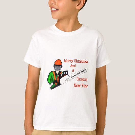 T-shirt Tree Surgeon Arborist at work present Chainsaw (Devant)