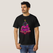 T-shirt Tree Vibes – Conception d'arbre de Noël graffiti (Devant entier)