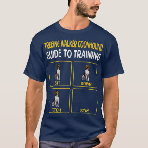 T-shirt Treeing Walker Coonhound Guide Pour L'Entraînemen