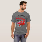 T-shirt Treeing Walker Coonhound Heureuse Sainte-Valentin  (Devant entier)