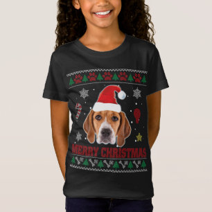 T-Shirt Treer Walker Coonhound Chien Père Noël Costume lai
