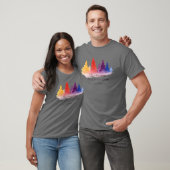 T-shirt Trees and quote retro (Unisexe)