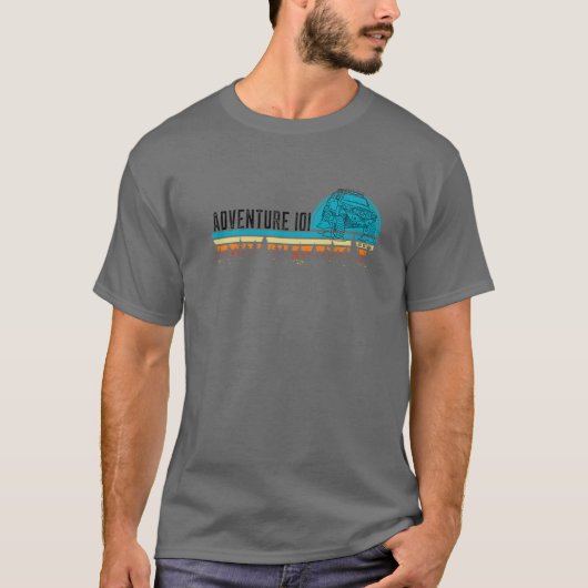 T-shirt Treetops Dans Le Soleil FJ Cruiser. (Devant)
