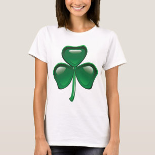 T-shirt Trèfle à trois feuilles Shamrock vert