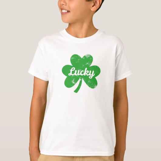 T-shirt Trèfle Chanceux St Patrick (Devant)