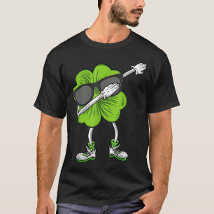 T-shirt Trèfle Dabbing Saint Patrick Drôle Garçons Irlanda