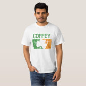 T-shirt Trèfle de nom de famille de Coffey (Devant entier)