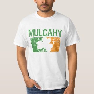 T-shirt Trèfle de nom de famille de Mulcahy