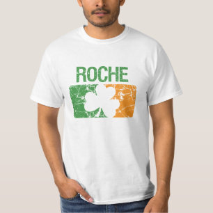 T-shirt Trèfle de nom de famille de Roche