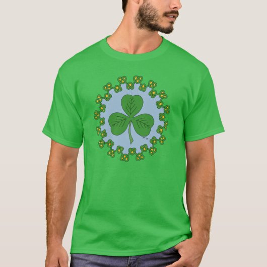 T-shirt Trèfle et entrelacs (Devant)