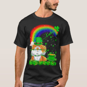 T-shirt Trèfle irlandais Arc-en-ciel Chanceux Chat Persan