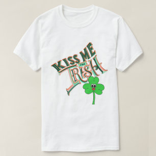 T-shirt Trèfle irlandais vert de la St-Patrick chanceux
