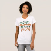 T-shirt Trèfle le plus mignon de la parcelle St Patrick-60 (Devant entier)