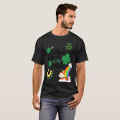 T-shirt Trèfle le plus mignon du patch Saint-Patrick Lepre (Devant entier)