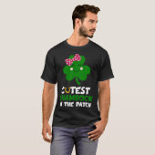 T-shirt Trèfle le Plus Mignon du Patch St Patrick Enfants  (Devant entier)