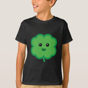 T-shirt Trèfle mignon de quatre feuilles