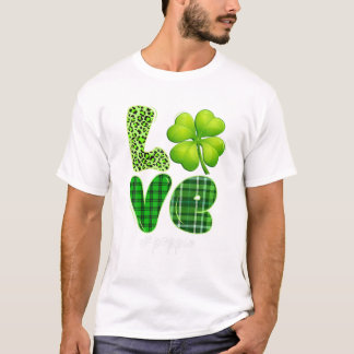 T-shirt Trèfle Poppie d'amour familial