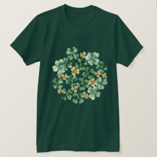 T-shirt Trèfle Vert Or