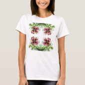 T-shirt TRÈFLE VIOLET Fleurir (Devant)
