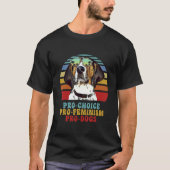 T-shirt Trek Walker Coonhound Pro Choice Pro Feminism P (Devant)