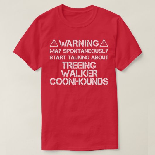 T-shirt Treking Walker Coonhound (Design devant)