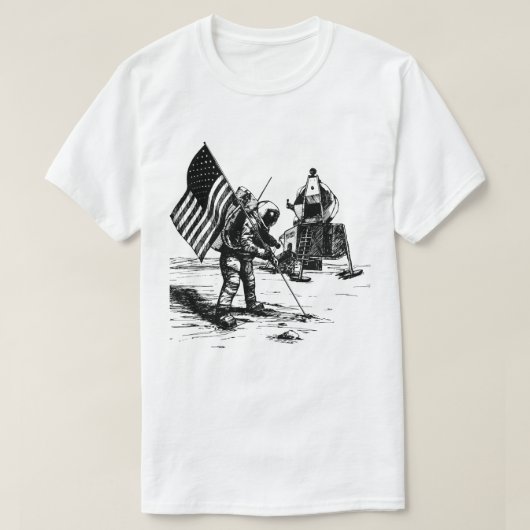 T-shirt Trekker de l'espace (Design devant)