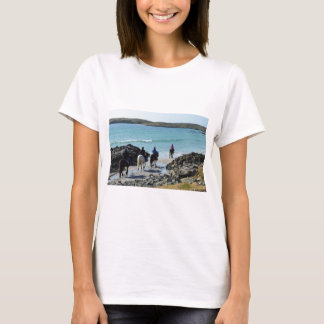 T-shirt Trekking de poney le long de la plage