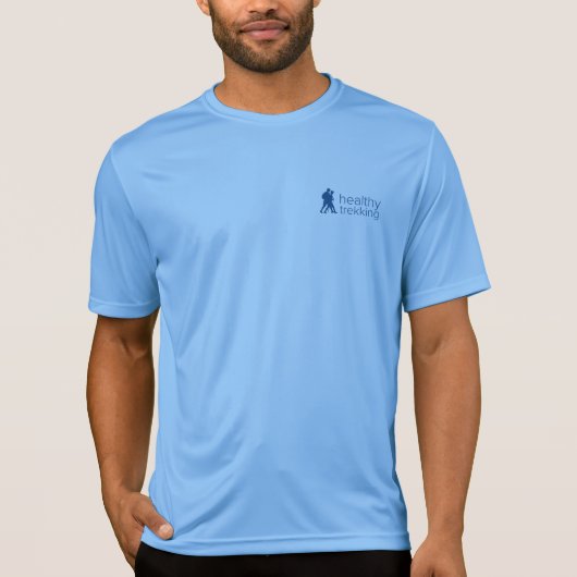 T-shirt Trekking en santé Indigo Blue Logo Activewear (Devant)