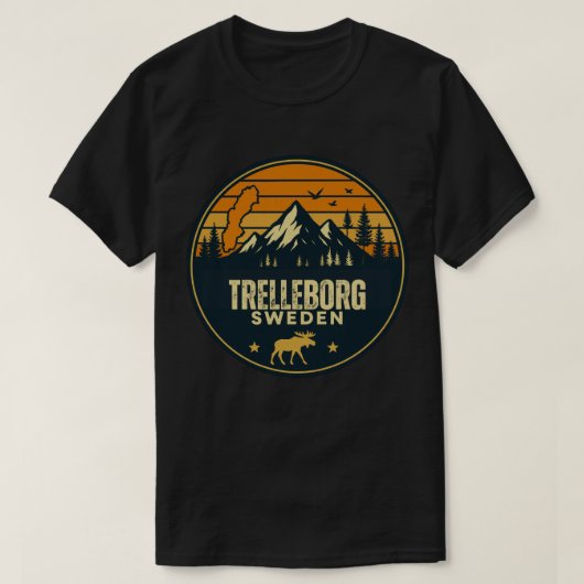 T-shirt Trelleborg, Suède Sverige (Design devant)